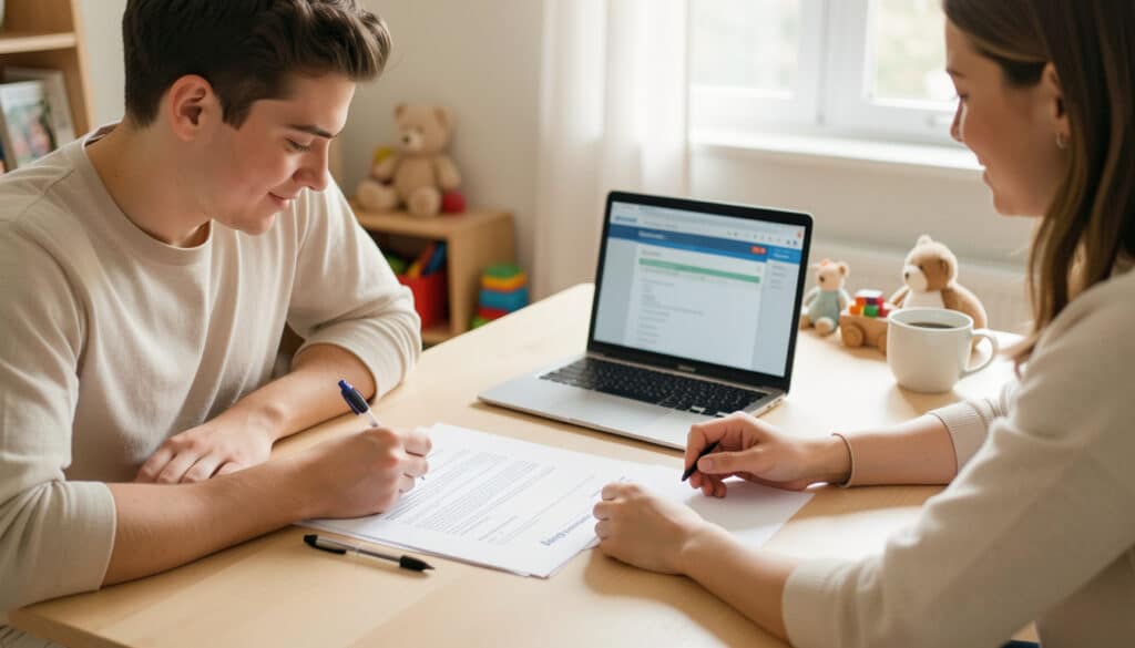 Contrat de travail Pajemploi en PDF pour la garde d’enfant