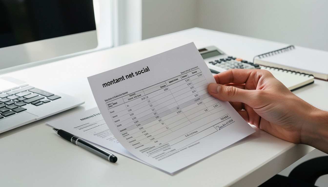 Montant net social sur le bulletin de salaire expliqué